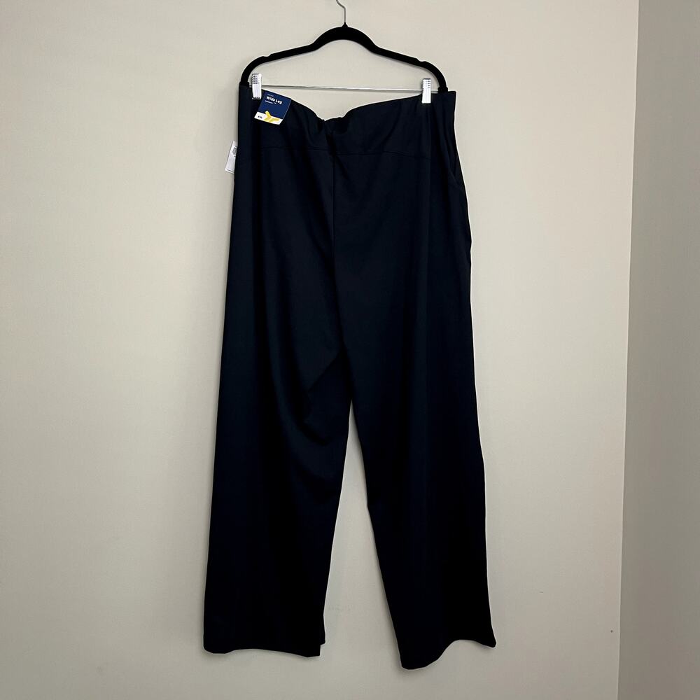 NWT Old Navy High-Waisted PowerSoft Trouser Pants Black Office Career Sz XXL‎ - Picture 7 of 8